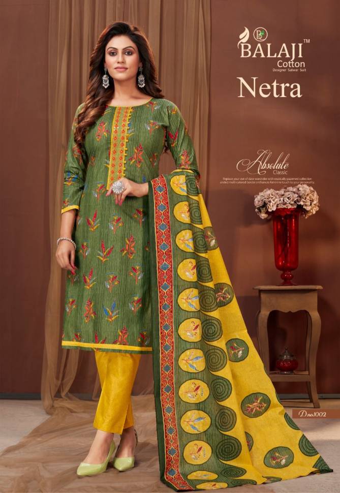 Balaji Netra 1 Latest Designer Casual Wear Cotton Dress Material